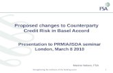 PRMIA ISDA Counterparty Credit Risk