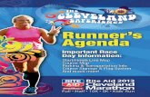 2013 Rite Aid Cleveland Marathon Runner's Agenda