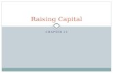 Raising Capital (Ch15)