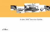 A-Dec 200 Detal Chair - Service Guide