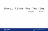 Power Pivot for Techies