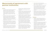 IRRI AR 2012 - Memoranda of Agreement With Partner Institutions
