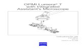 Zeiss OPMI Lumera T - User Manual