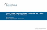 Global Offshore Captive Landscape and Trends-Focus Geography–The Philippines