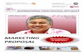 Marketing Proposal of UPM International Food Festival (copyright 2012)