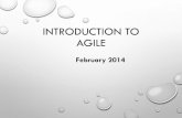 Introduction to Agile for IT