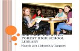 March 2011 monthly report