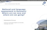 Dimova: National oral language assessment in Denmark: Where are we now and where are we going?
