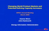 Changing World Product Markets and Potential Refining Capacity ...