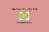 Bucks County Memorials