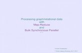 Processing graph/relational data with Map-Reduce and Bulk Synchronous Parallel