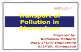 Transport of pollution in atmosphere. m2 pptx