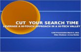 Cut Your Job Search Time Leveraging a Hi-Touch Approach in a Hi-Tech Valley