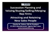 Succession Planning and Valuing/Buying/Selling/Merging rep firms