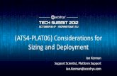 (ATS4-PLAT06) Considerations for sizing and deployment