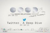 Digital Academy Session 8 Twitter Deep Dive