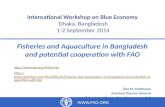 Fisheries and Aquaculture in Bangladesh and potential cooperation with FAO