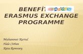 Benefi̇ts of erasmus exchange programme