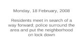 Delft on lockdown, 18 Feb, 2008