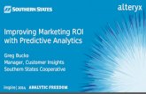 Inspire 2014 – Southern States Cooperative: Improving Marketing ROI with Predictive Analytics