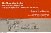 ASIST '13 annual meeting: Interpersonal conflicts on Facebook