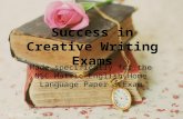 Success in Creative Writing Exams