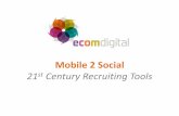 Mobile 2 Social - 21st Century Recruiting Tools