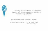 Library association of ireland alai & flai  ellis king deirdre ppt  2 for western section 23 june 2014