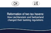 Changing Banking Regulations in Switzerland and Liechtenstein