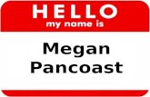 Megan pancoast, 2 black, hello project