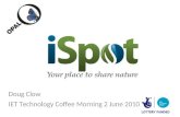 iSpot Technology Coffee Morning 2 June 2010