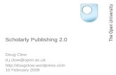 Scholarly Publishing 2.0