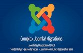 Complex Joomla! Migrations