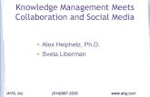 Knowledge management meets collaboration and social media