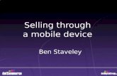 Selling on a mobile