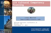 LIS Cultural Competency Training