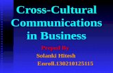 Hitesh cross cultural comm in business