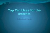 Top ten uses for the internet