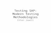 Testing Sap: Modern Methodology