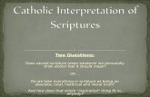 Catholic Interpretation of the Scriptures