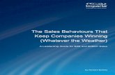 Sales Behaviours that Keep Companies Winning