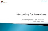 Why on & offline marketing is essential to recruitment success  Mike Ellingham