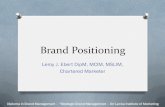 Brand Positioning by Leroy J. Ebert