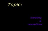 ppt on meeting and resolution