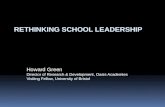 Rethinking School Leadership