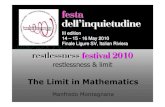 The Limit In Mathematics - Festa Inquietudine 2010