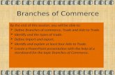 Branches of Commerce PPT