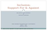 Inclusion Pros and Cons