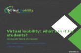 Virtual mobility: what's in it for students?