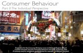 Consumer Behaviour Part2: The Individual Perspective